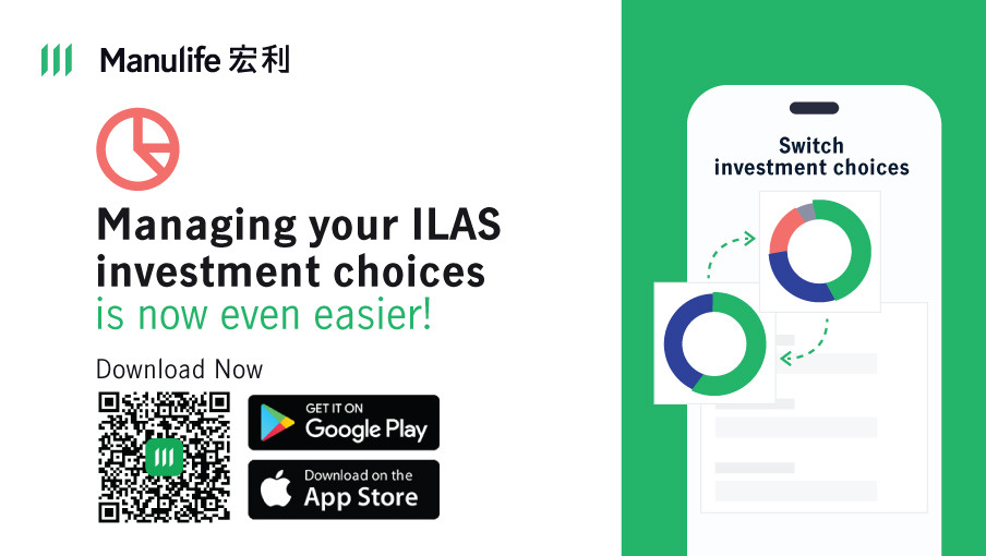 You can now switch your ILAS investment choices through the Manulife HK mobile app